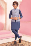 Blue Waistcoat Suit EW12