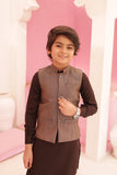 Classic Brown Waistcoat Suit EW08