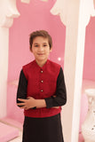 Red Waistcoat Suit EW09