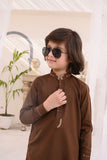 Brown Blended Kameez Shalwar - KS 008